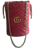 Gucci GG Marmont Metelasse, Mini Bucket bag