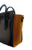 Celine Luggage Nano Tote, Tricolor