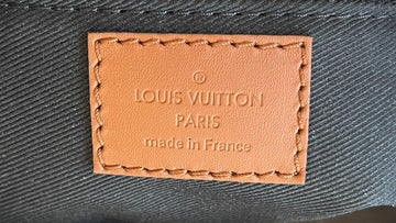 LOUIS VUITTON M45194 HOBO DAUPHINE PM系列Reverse皮革飾邊帆布肩/斜