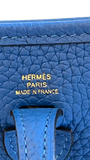 Hermes Evelyne TPM 16 Blue Frida