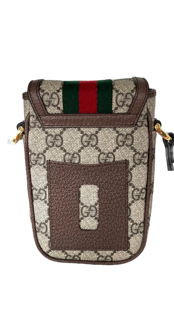 Gucci Ophidia GG Mini Shoulder Bag in Brown